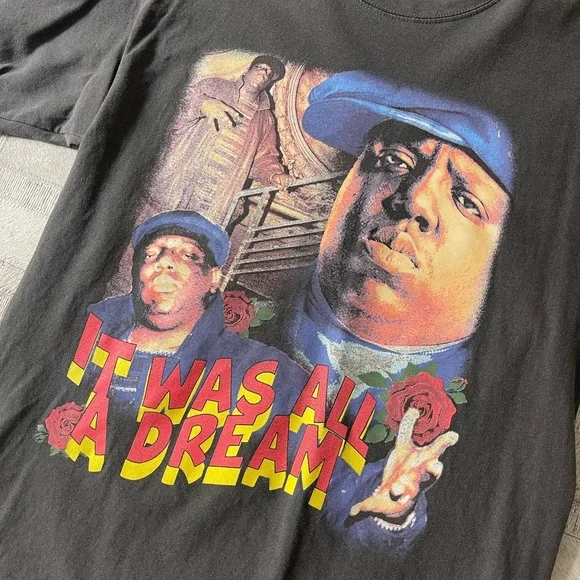 Biggie Smalls faded black tee🌹 - Picture 2 of 4